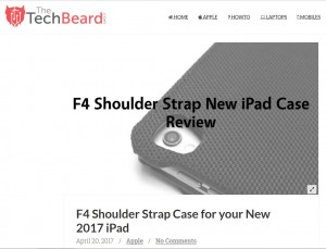 F4 Shoulder Strap New iPad Case Review