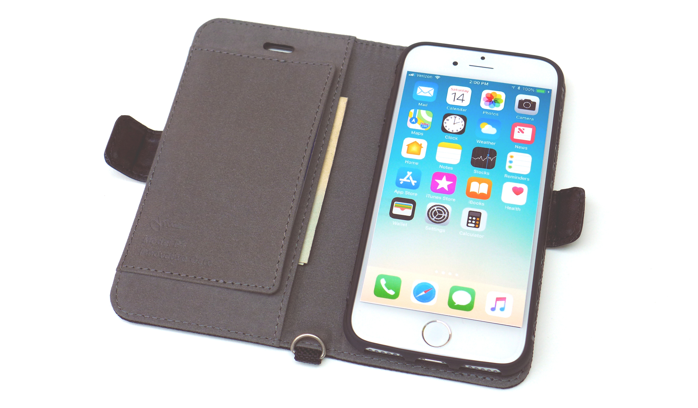 Wallet Case for iPhone 8, 7, 6s and 6 -Holds Apple Card, Credit Cards, I.D. -Model P1